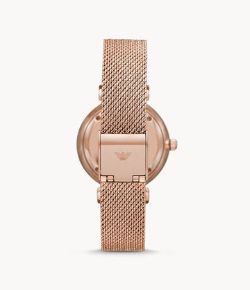 Emporio Armani Women’s Analog Stainless Steel Mother of Pearl Dial 32mm Watch AR11320
